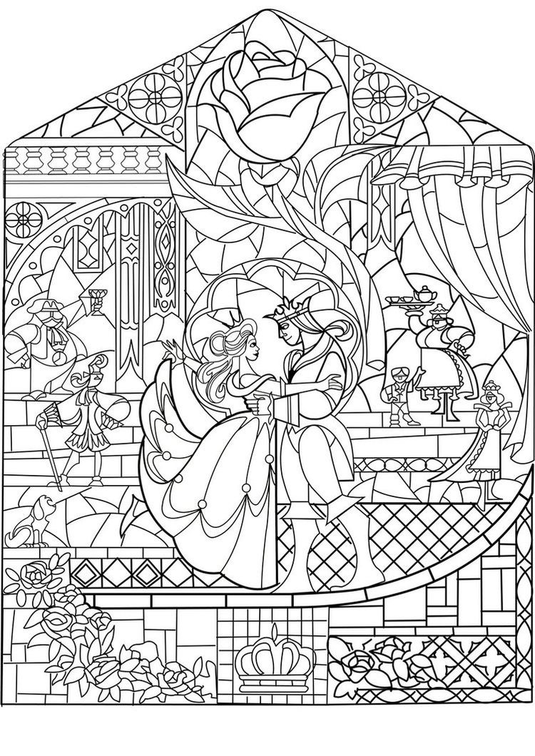 90 Princess Printable Coloring Page 93