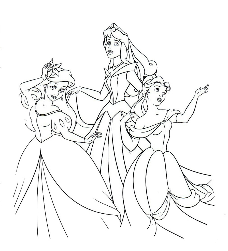 90 Princess Printable Coloring Page 96
