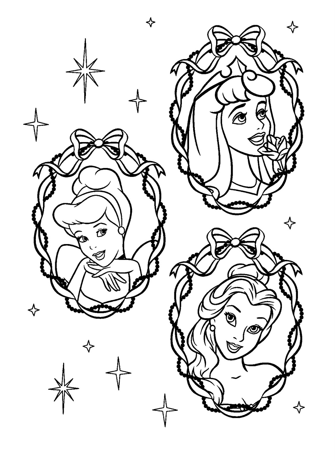 90 Princess Printable Coloring Page 97