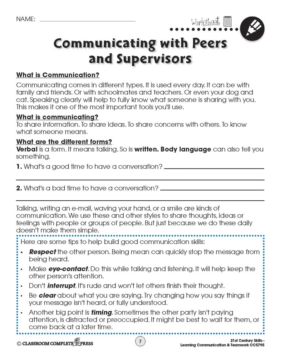 90 Printable Assertive Communication Worksheet 13