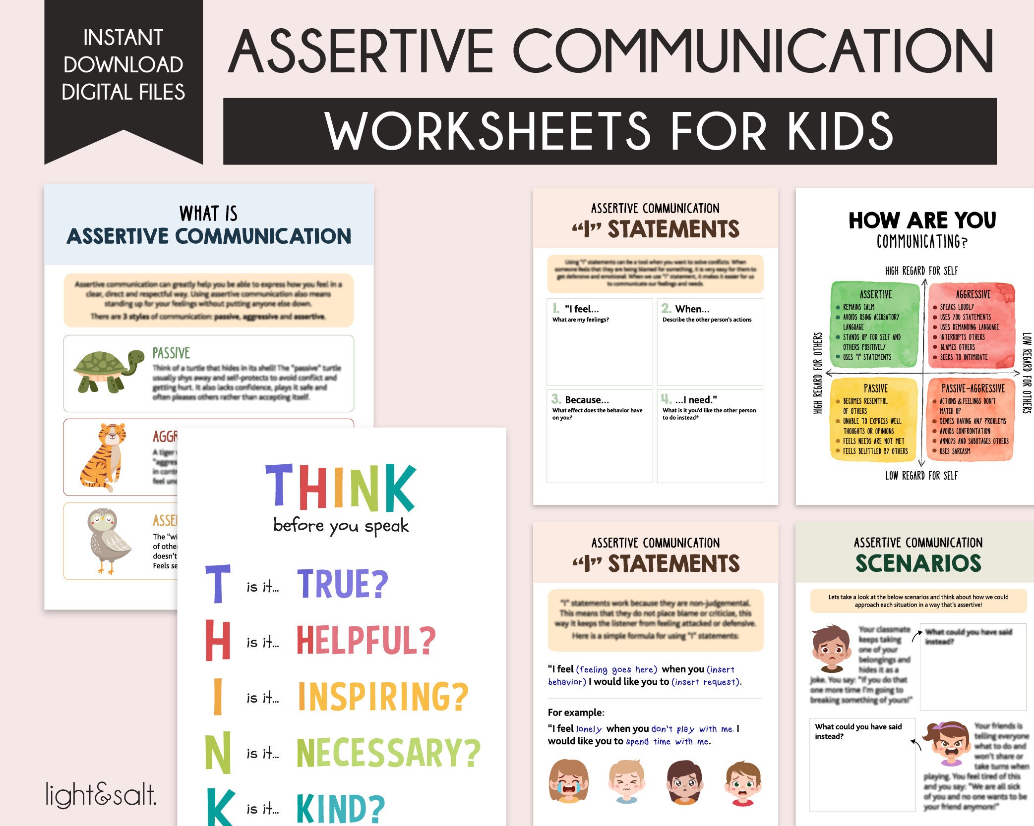 90 Printable Assertive Communication Worksheet 18