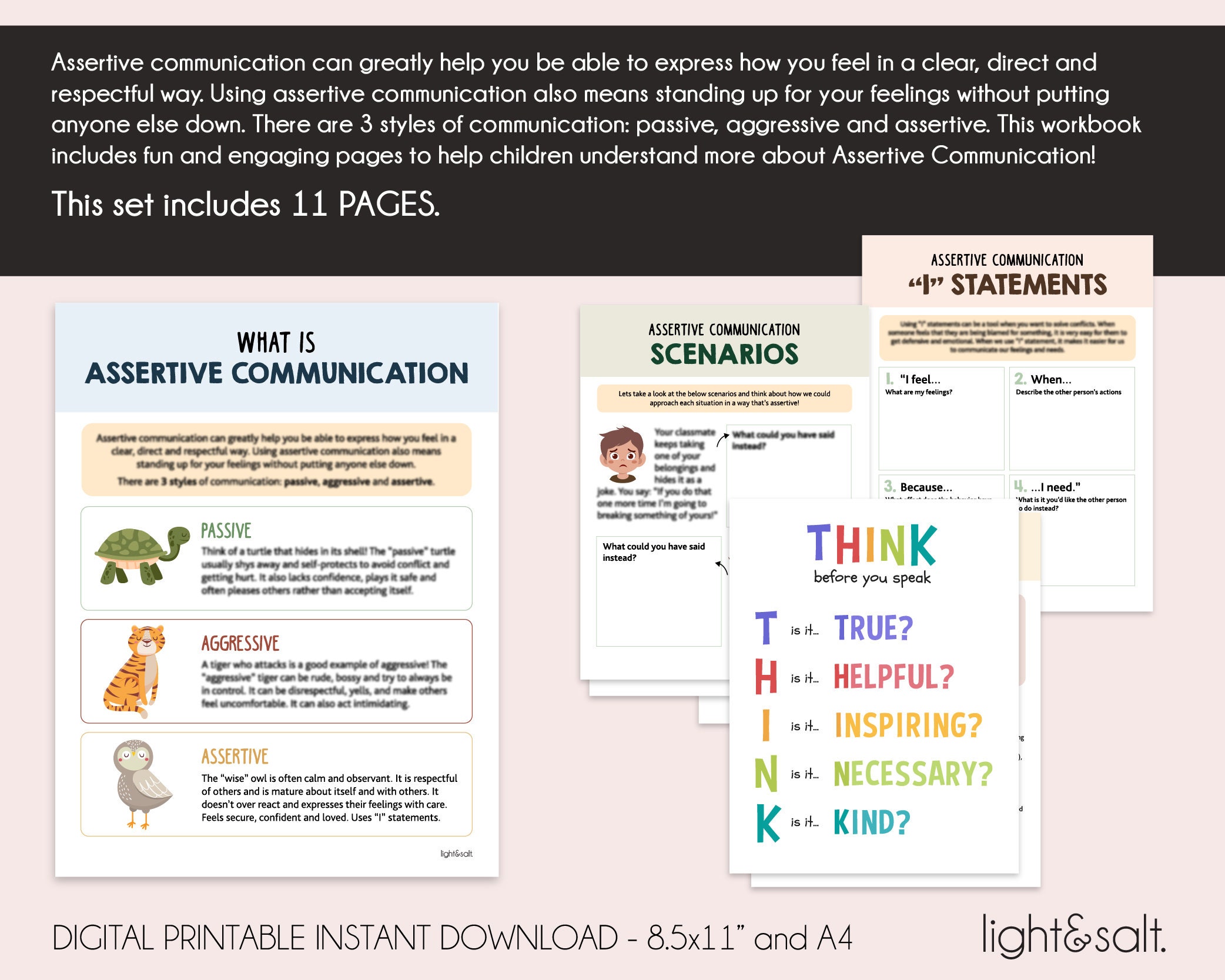 90 Printable Assertive Communication Worksheet 21