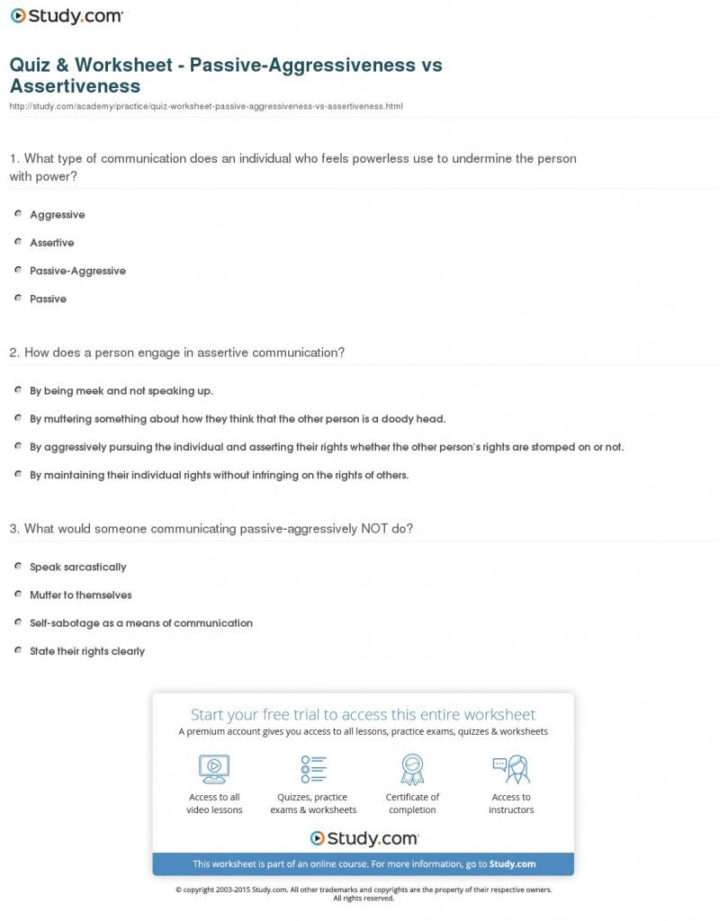 90 Printable Assertive Communication Worksheet 24