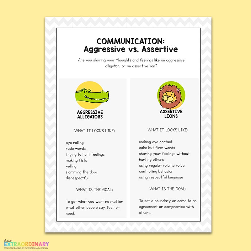 90 Printable Assertive Communication Worksheet 39