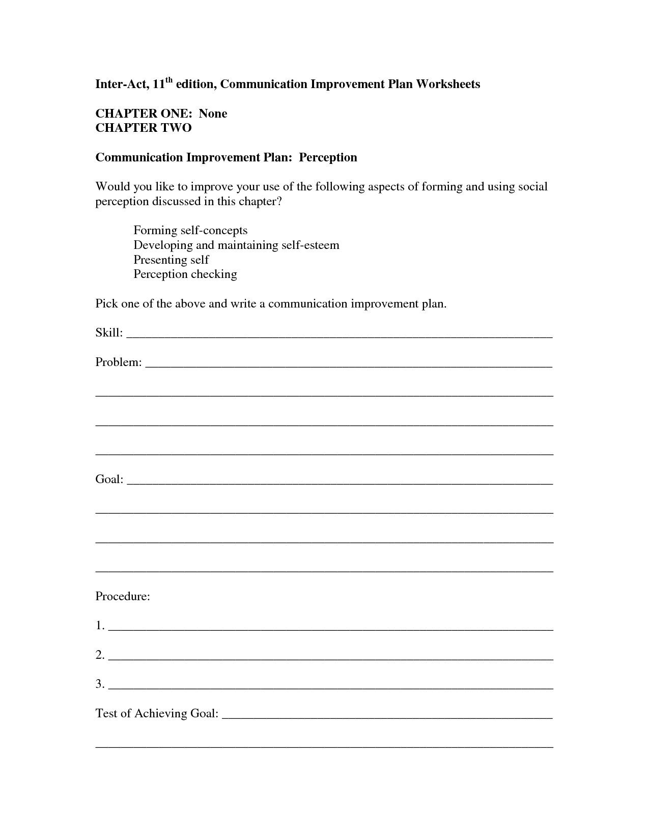 90 Printable Assertive Communication Worksheet 47