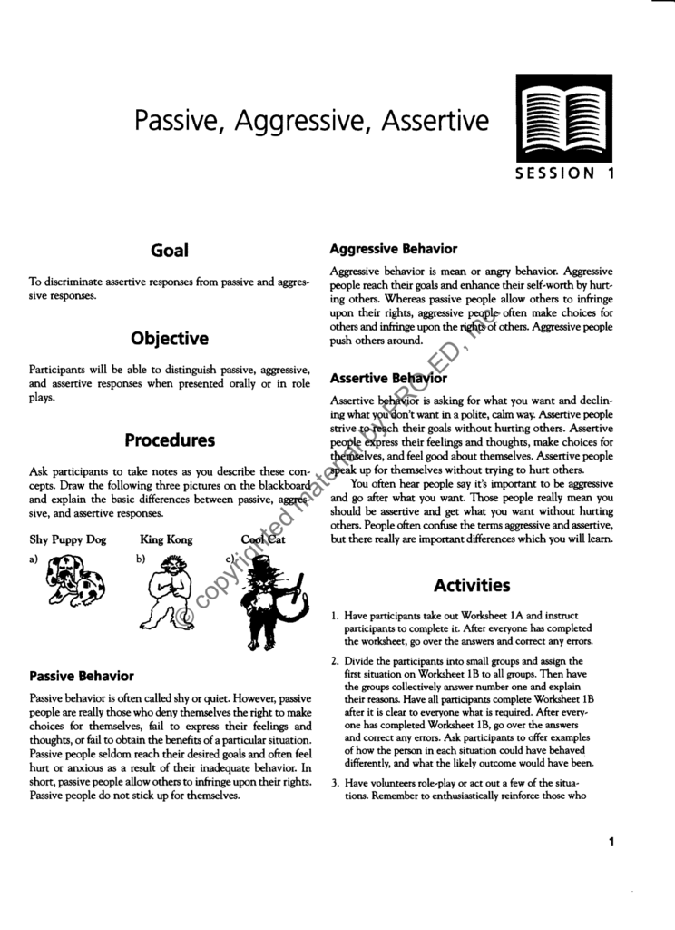 90 Printable Assertive Communication Worksheet 48
