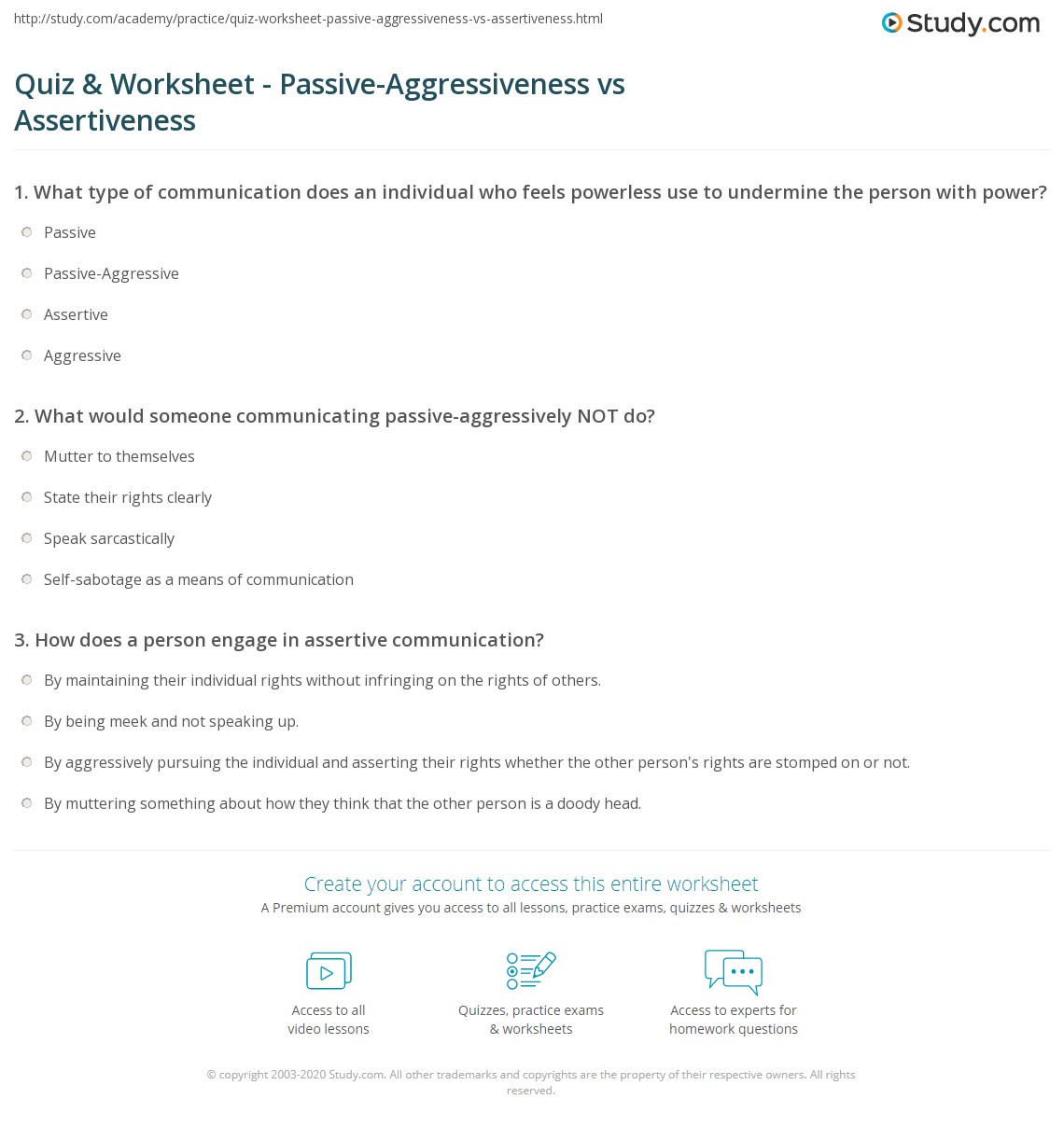 90 Printable Assertive Communication Worksheet 52