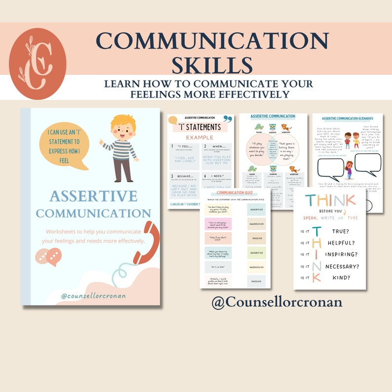 90 Printable Assertive Communication Worksheet 73