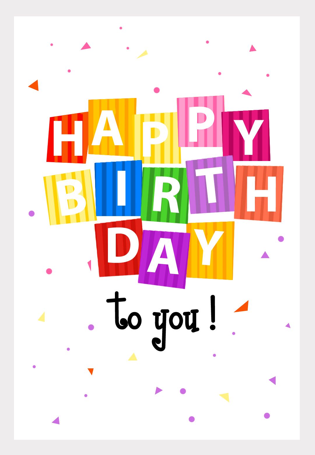 90 Printable Birthday Card Pdf 28