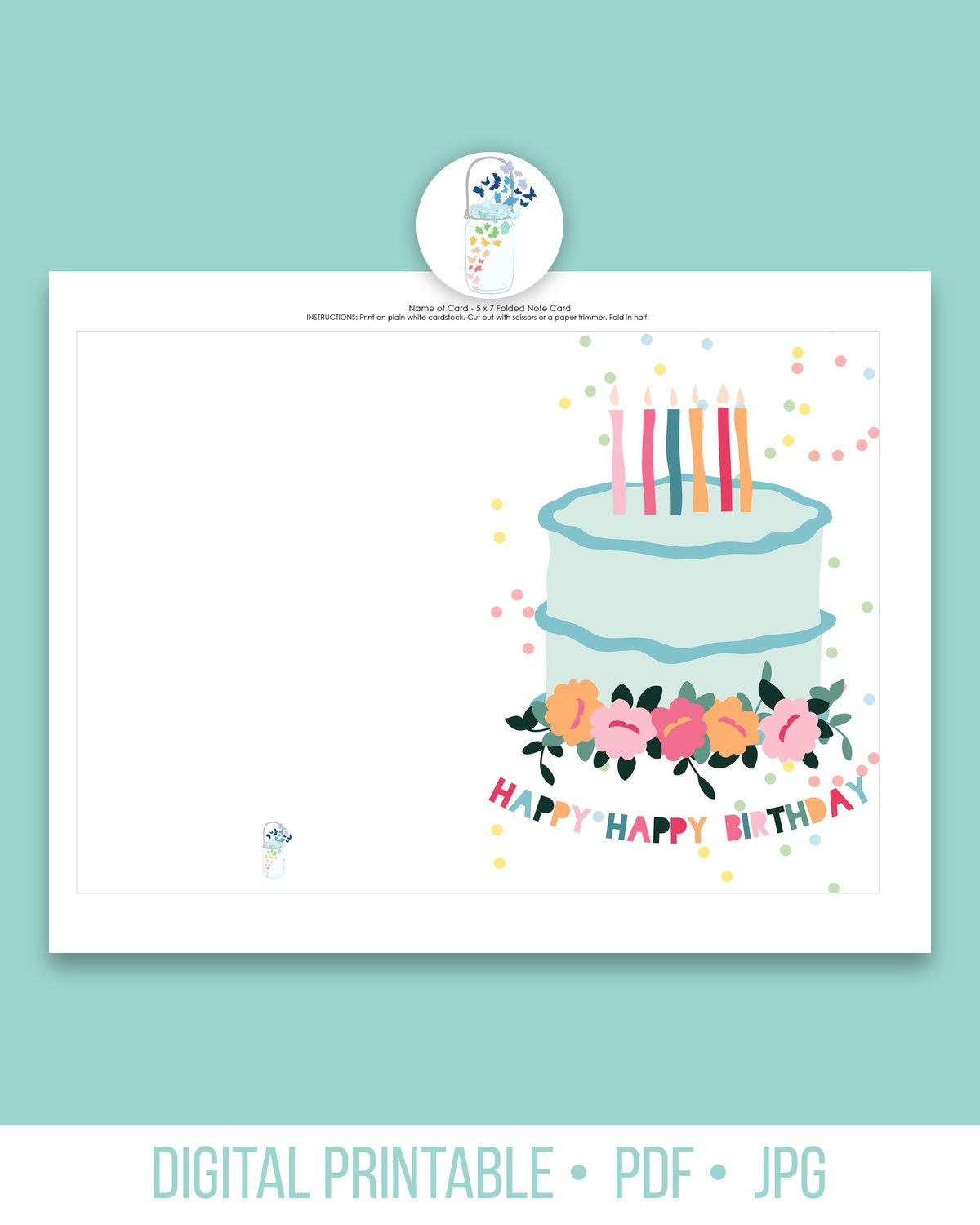 90 Printable Birthday Card Pdf 73