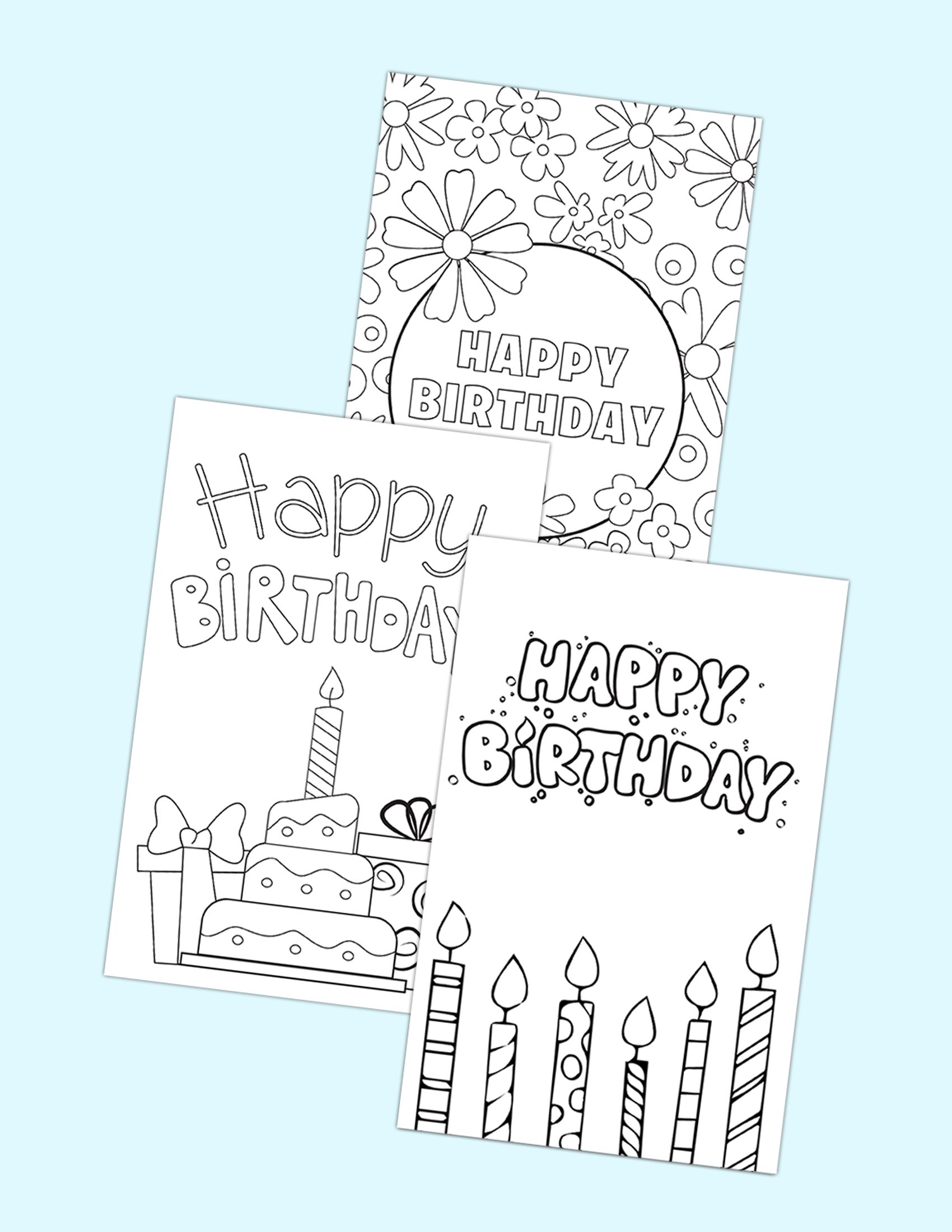 90 Printable Birthday Card Pdf 87