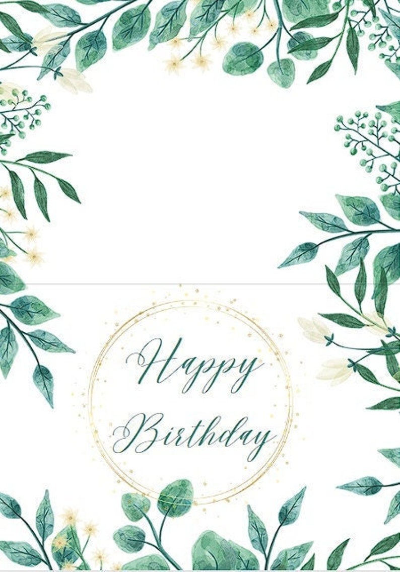 90 Printable Birthday Card Pdf 88