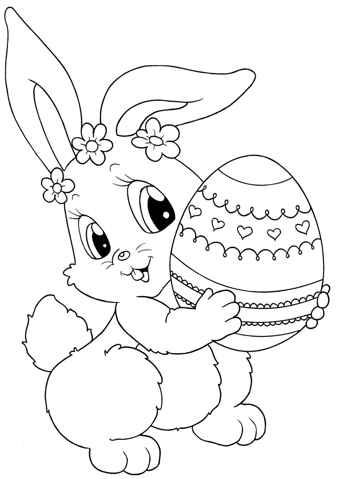 90 Printable Coloring Easter Eggs 26
