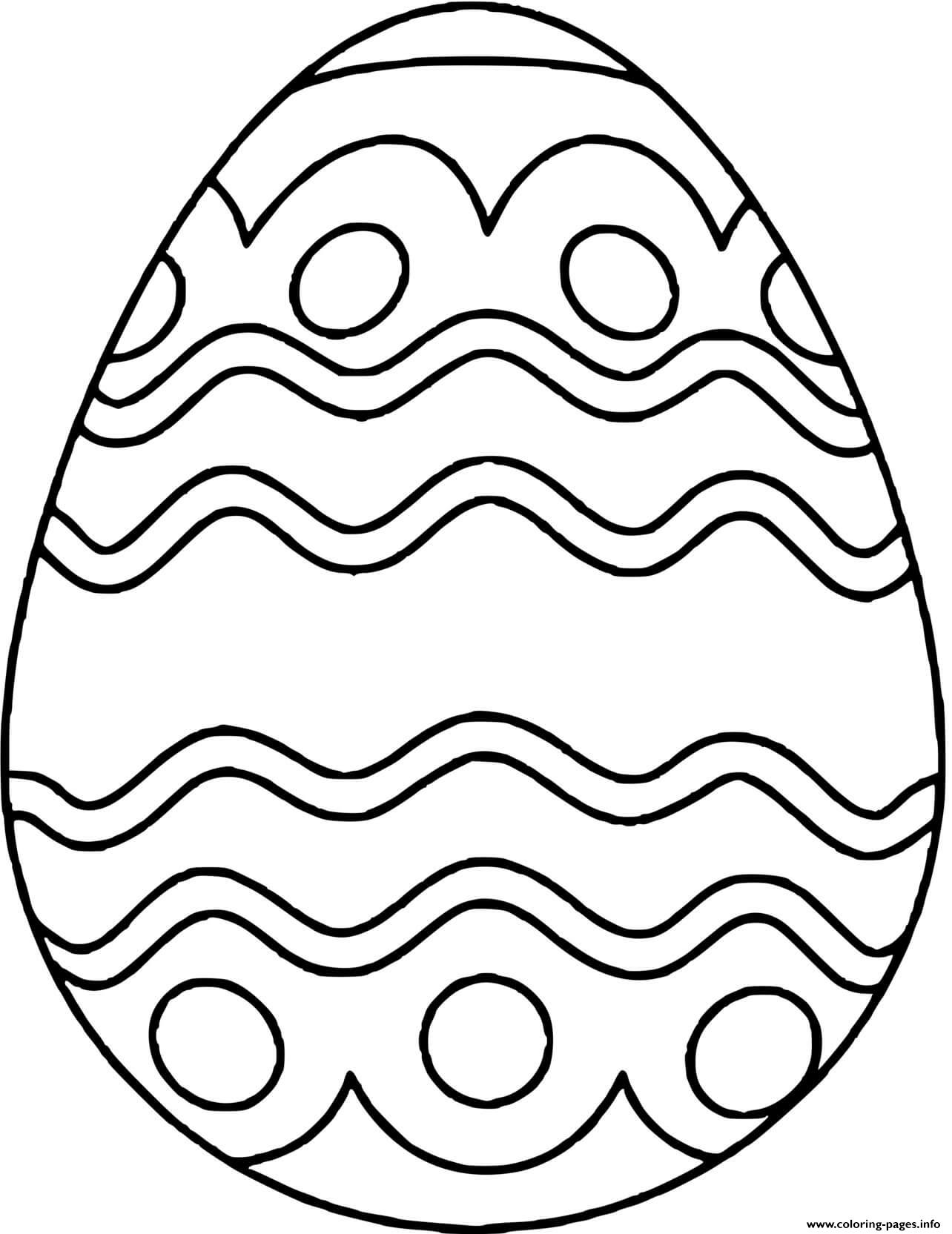 90 Printable Coloring Easter Eggs 31