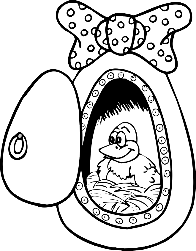 90 Printable Coloring Easter Eggs 42