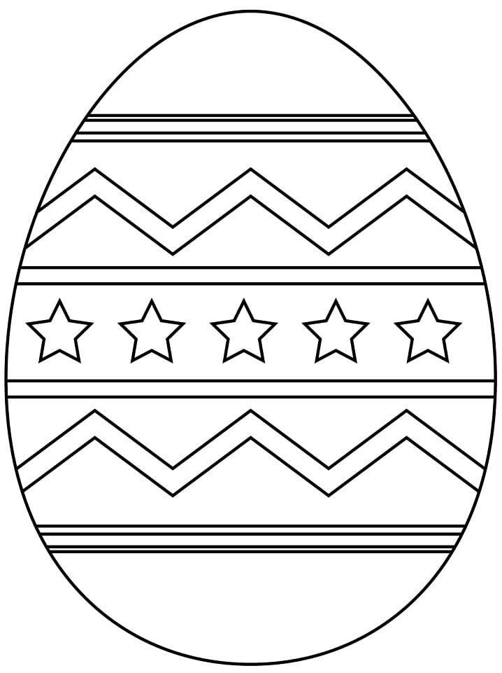 90 Printable Coloring Easter Eggs 48