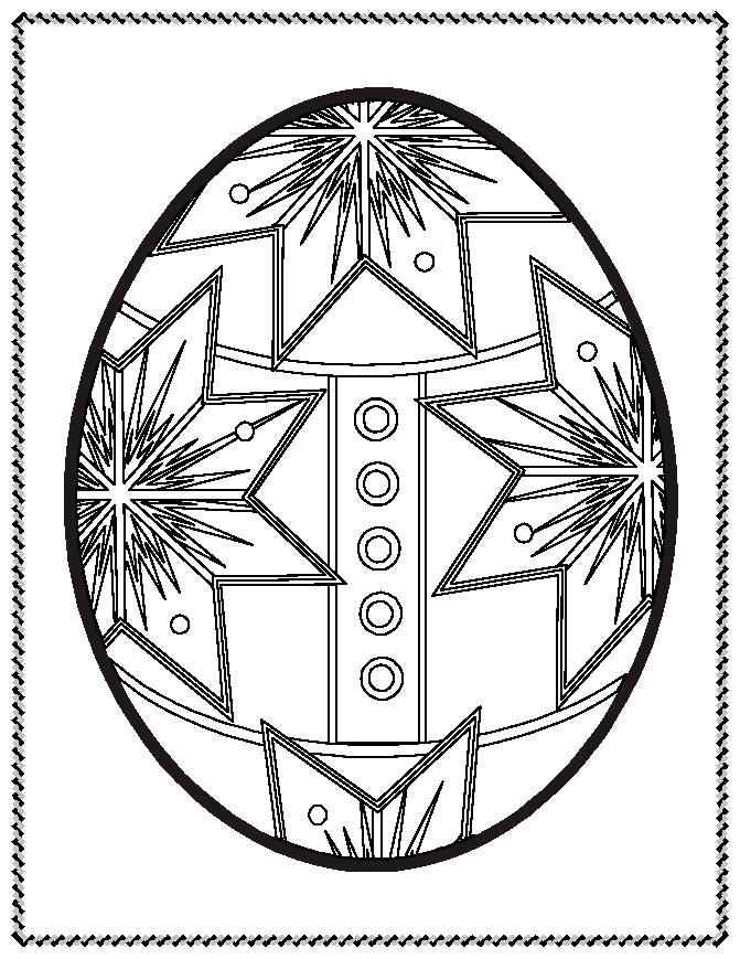 90 Printable Coloring Easter Eggs 5