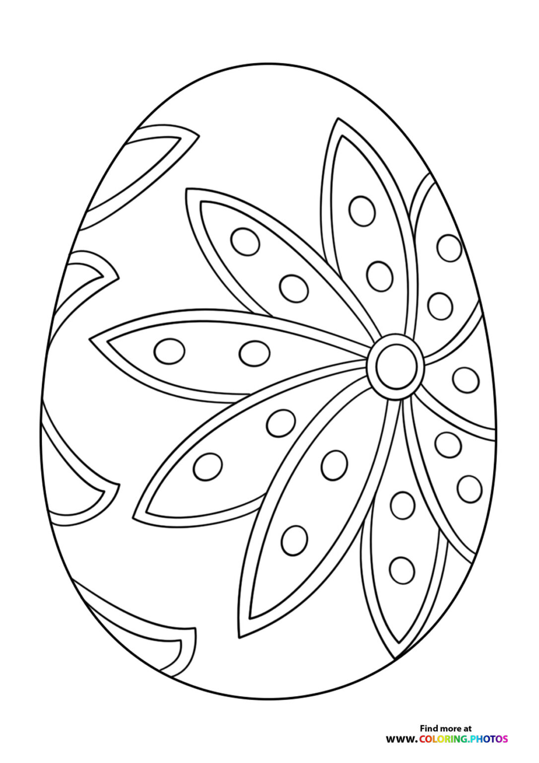 90 Printable Coloring Easter Eggs 52