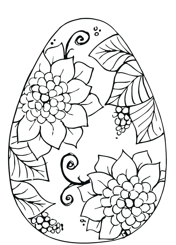 90 Printable Coloring Easter Eggs 53