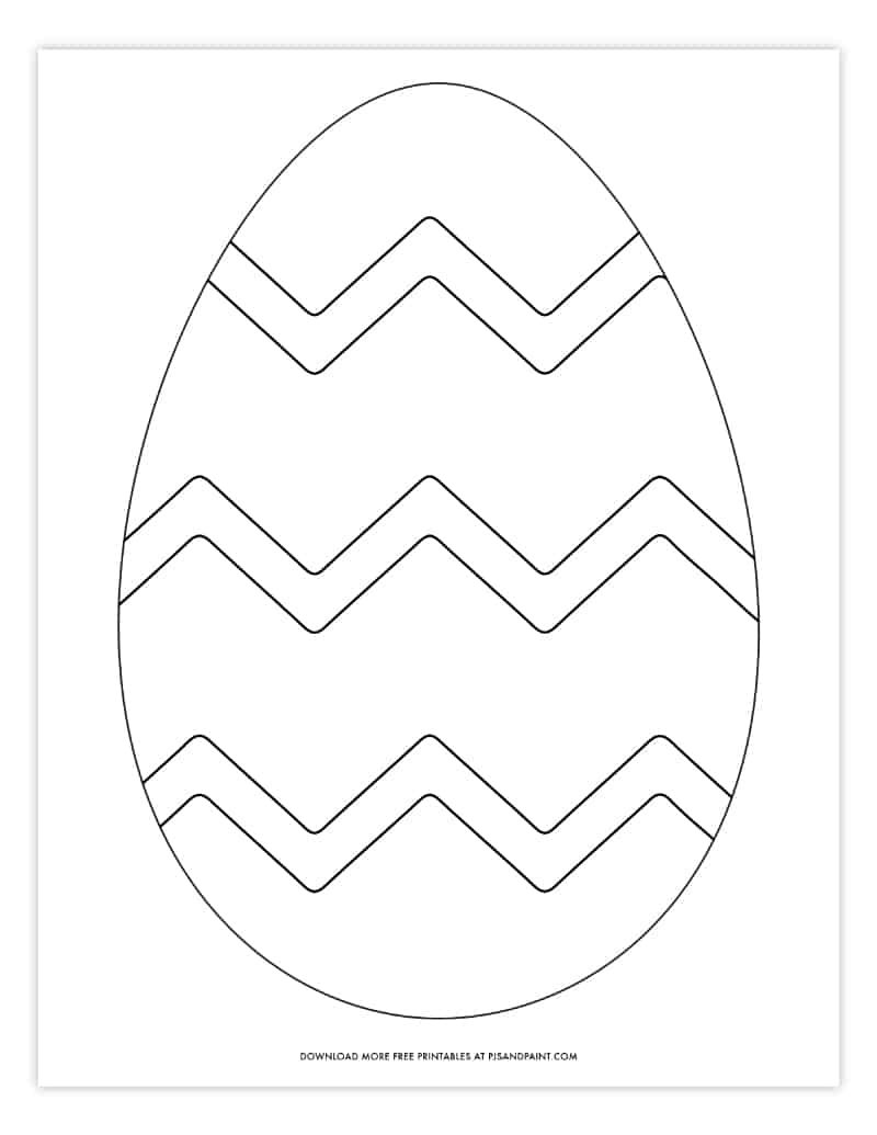 90 Printable Coloring Easter Eggs 67