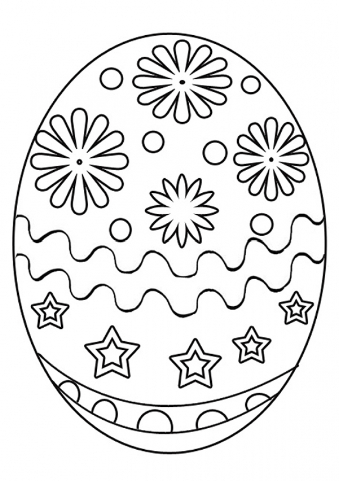 90 Printable Coloring Easter Eggs 69
