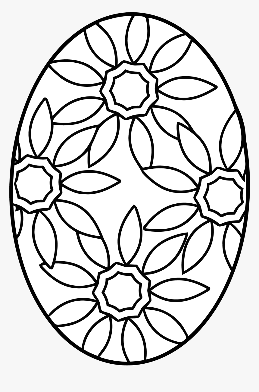 90 Printable Coloring Easter Eggs 71