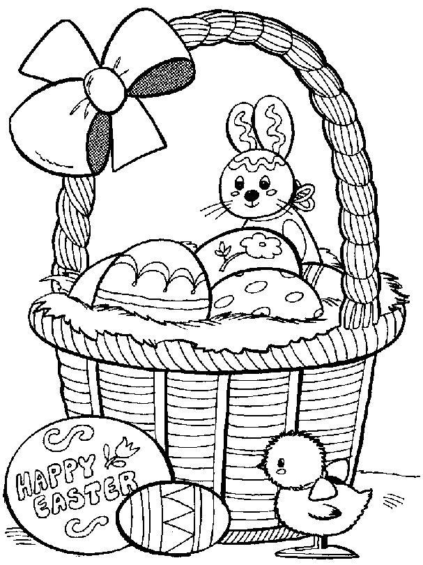 90 Printable Coloring Easter Eggs 75