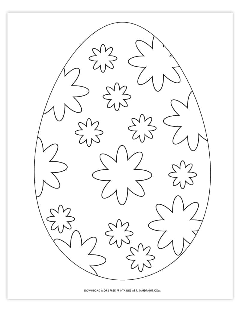 90 Printable Coloring Easter Eggs 88