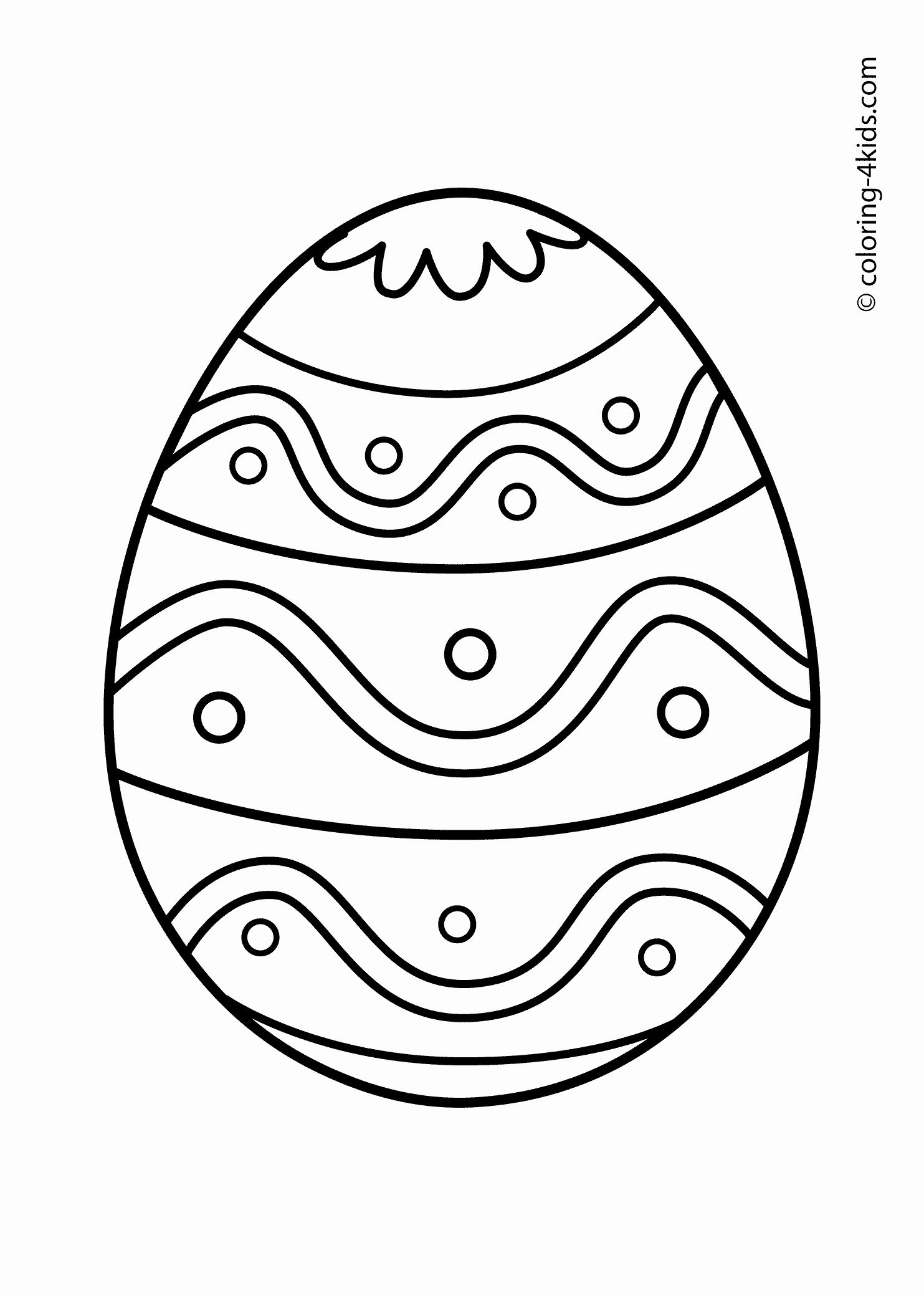 90 Printable Coloring Easter Eggs 89