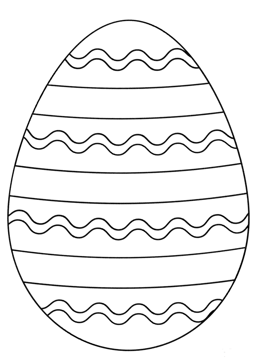 90 Printable Coloring Easter Eggs 95