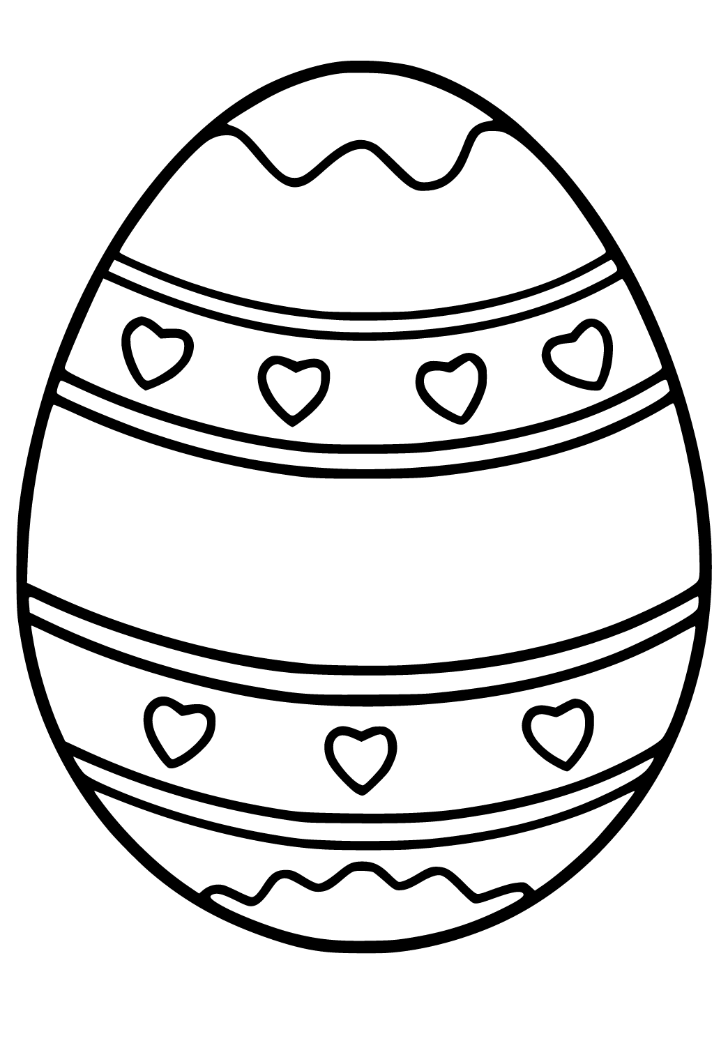 90 Printable Easter Eggs To Color 11