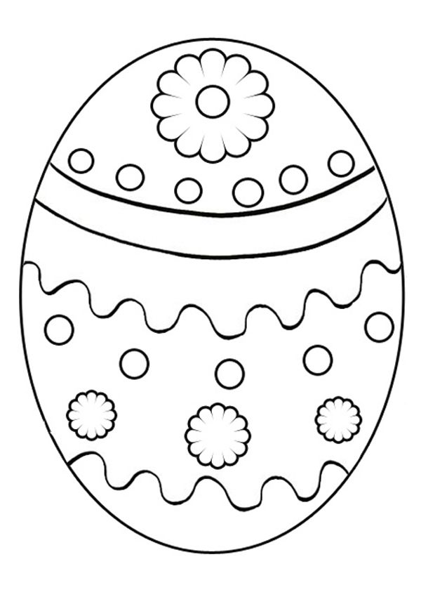 90 Printable Easter Eggs To Color 17