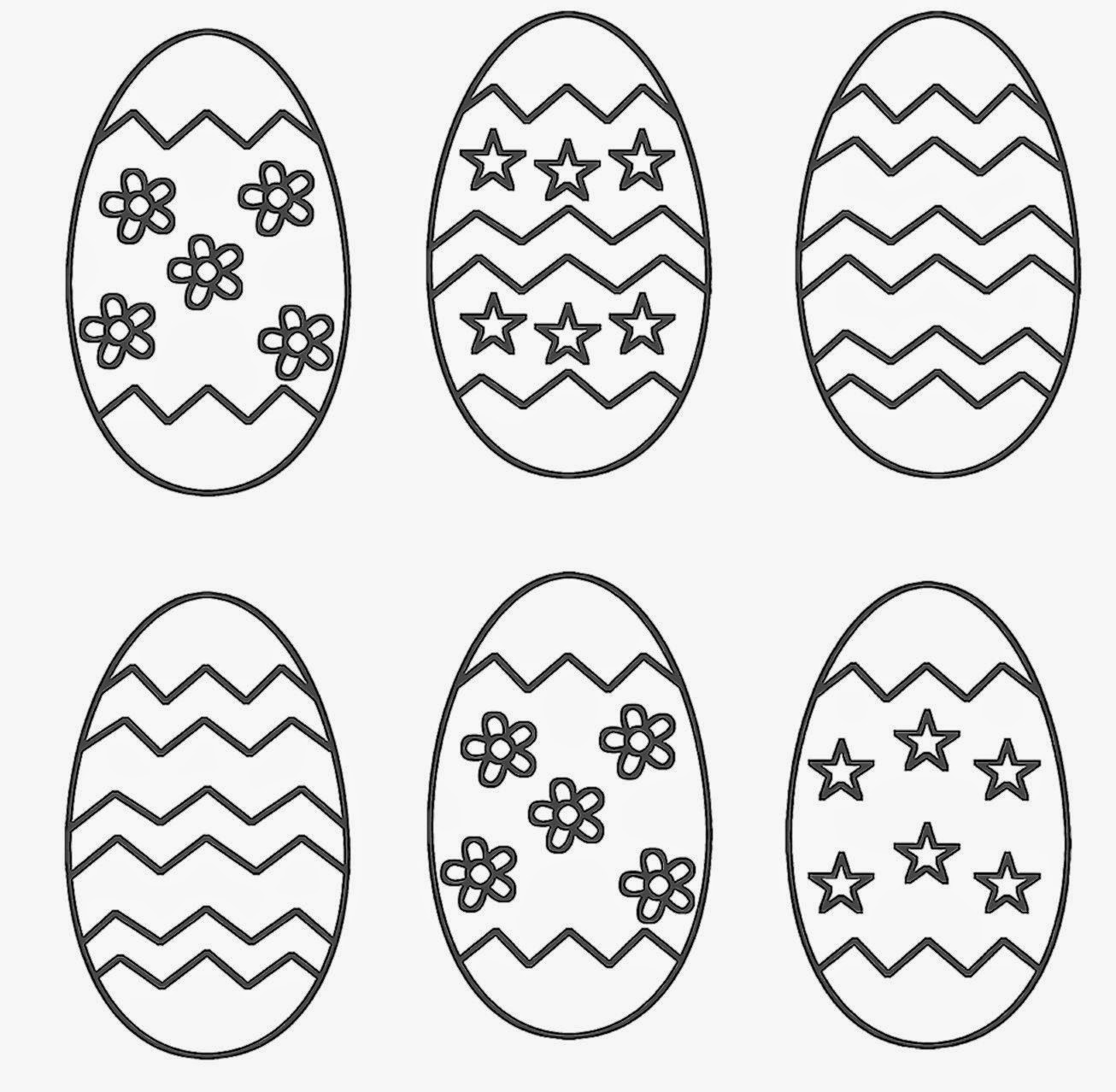 90 Printable Easter Eggs To Color 2
