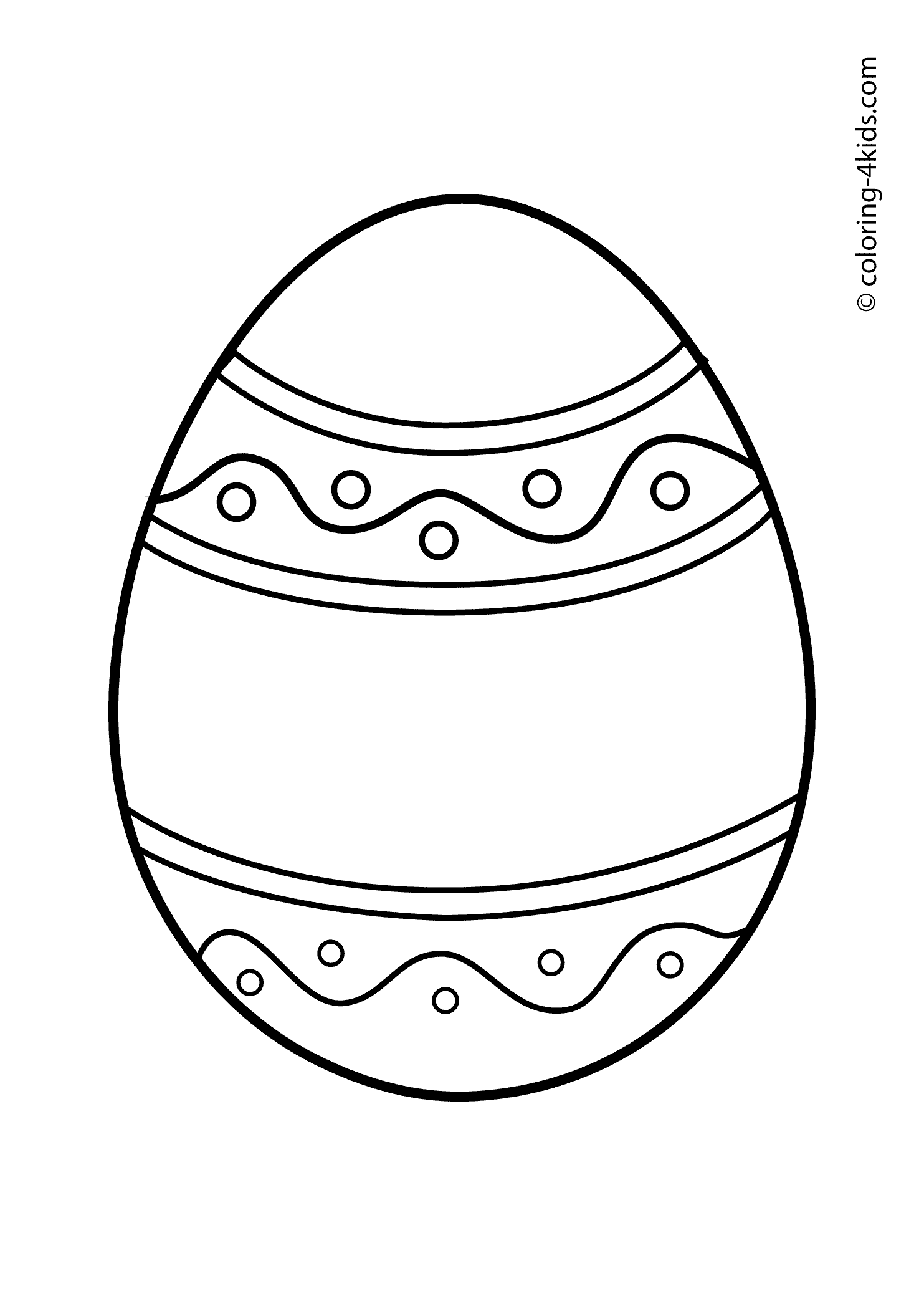 90 Printable Easter Eggs To Color 23