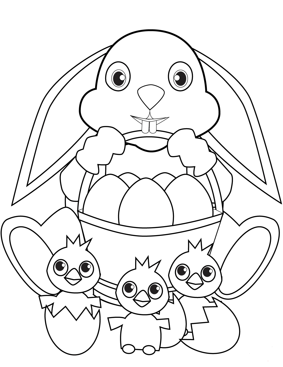 90 Printable Easter Eggs To Color 33