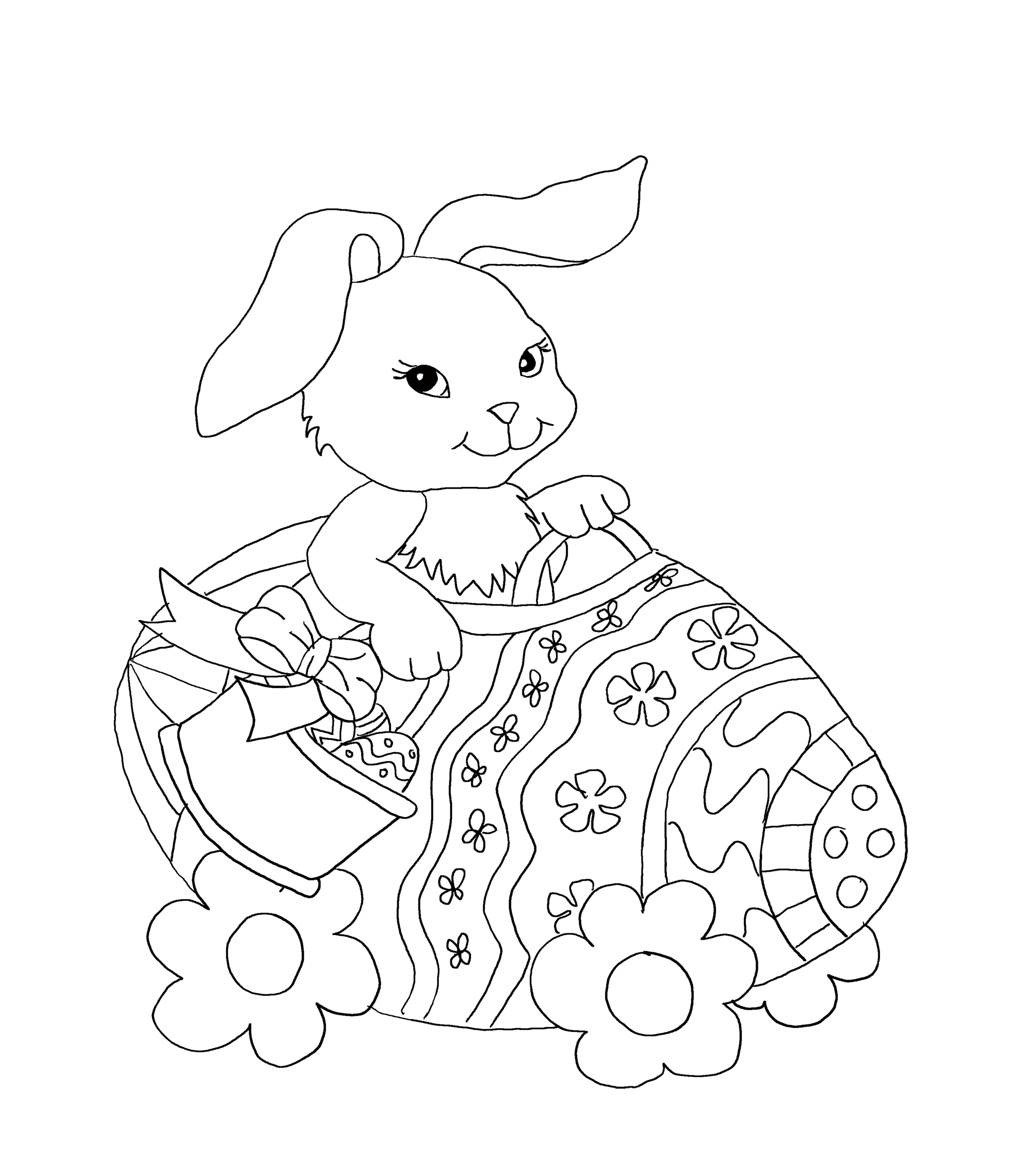 90 Printable Easter Eggs To Color 38