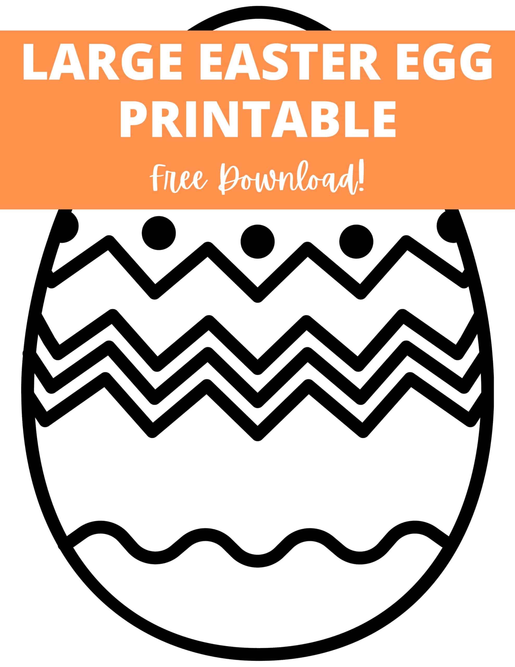 90 Printable Easter Eggs To Color 43