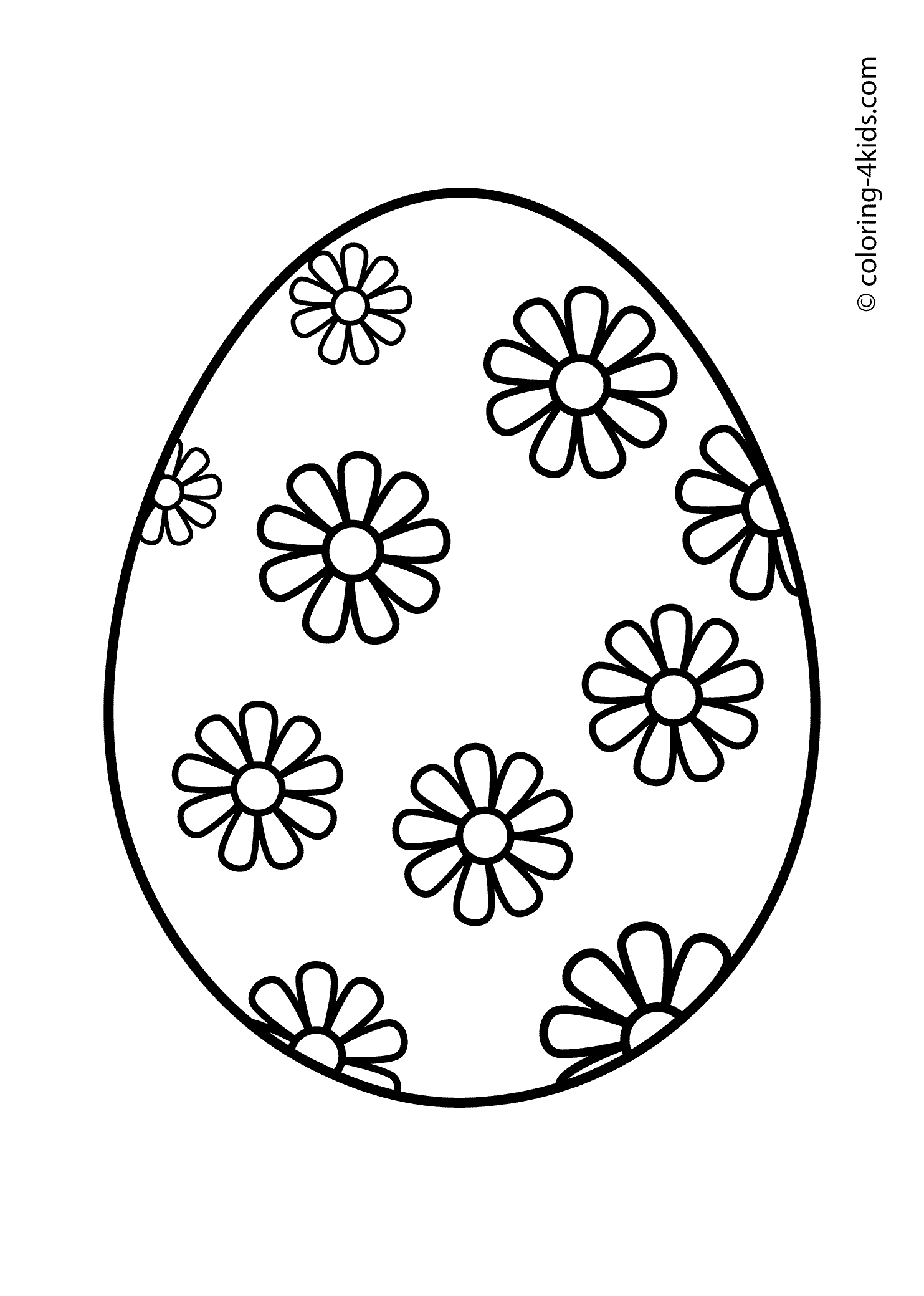 90 Printable Easter Eggs To Color 51