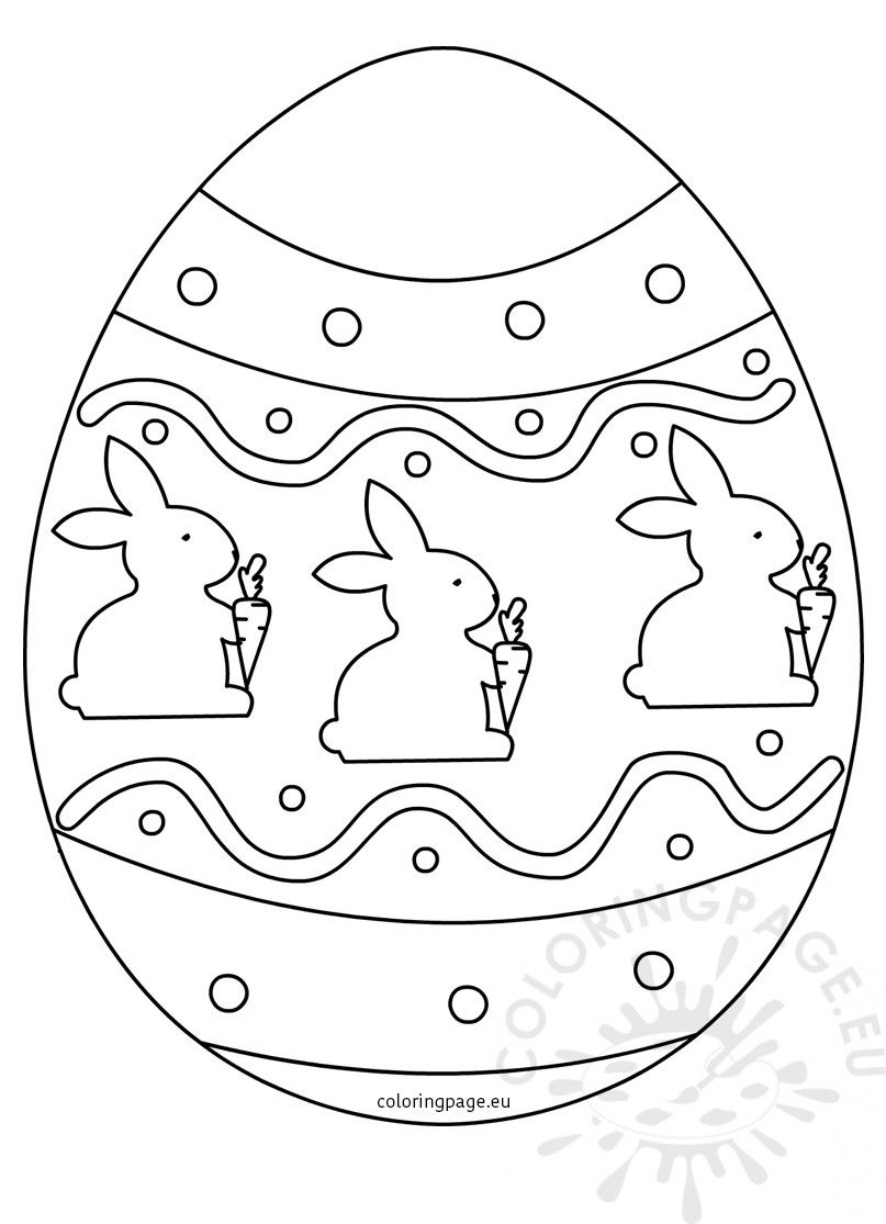 90 Printable Easter Eggs To Color 55