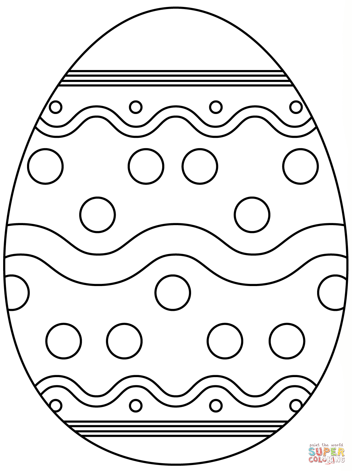 90 Printable Easter Eggs To Color 81