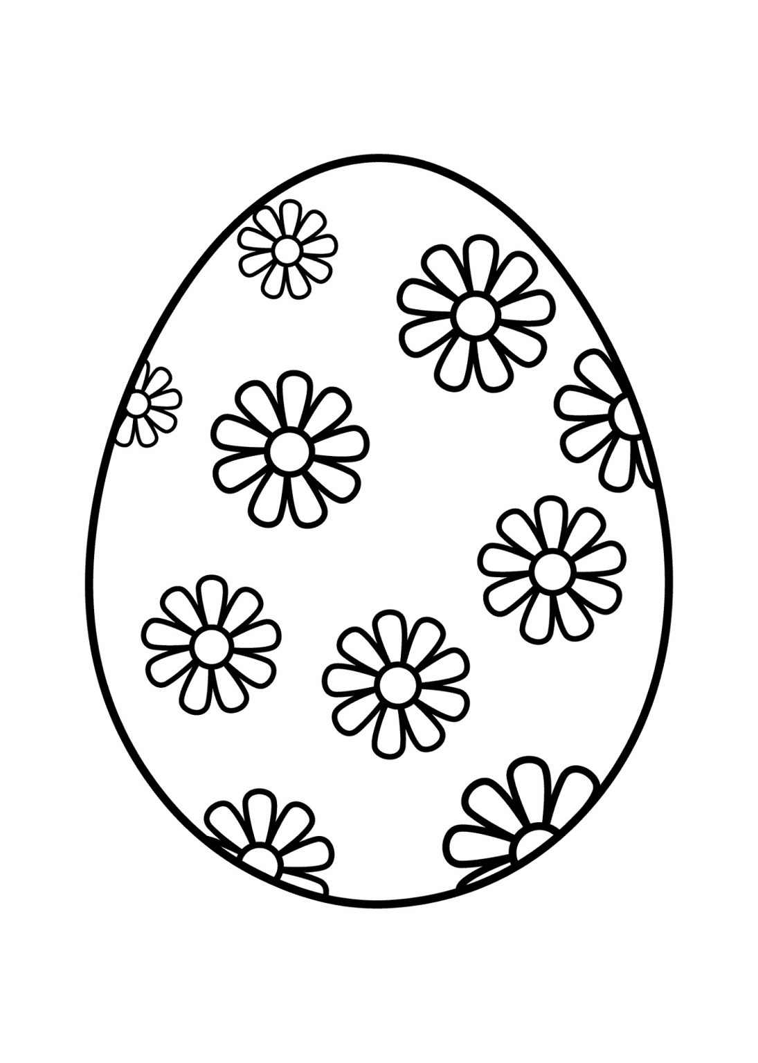 90 Printable Easter Eggs To Color 82