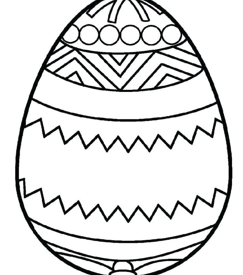 90 Printable Easter Eggs To Color 89