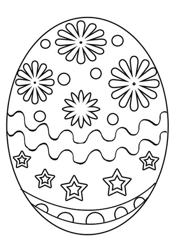 90 Printable Easter Eggs To Color 98