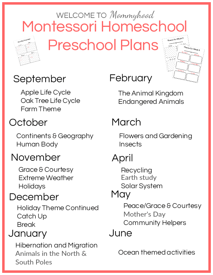 90 Printable Montessori Lesson Plan Template 19