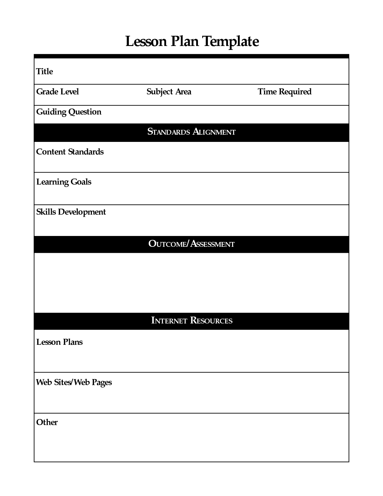 90 Printable Montessori Lesson Plan Template 46