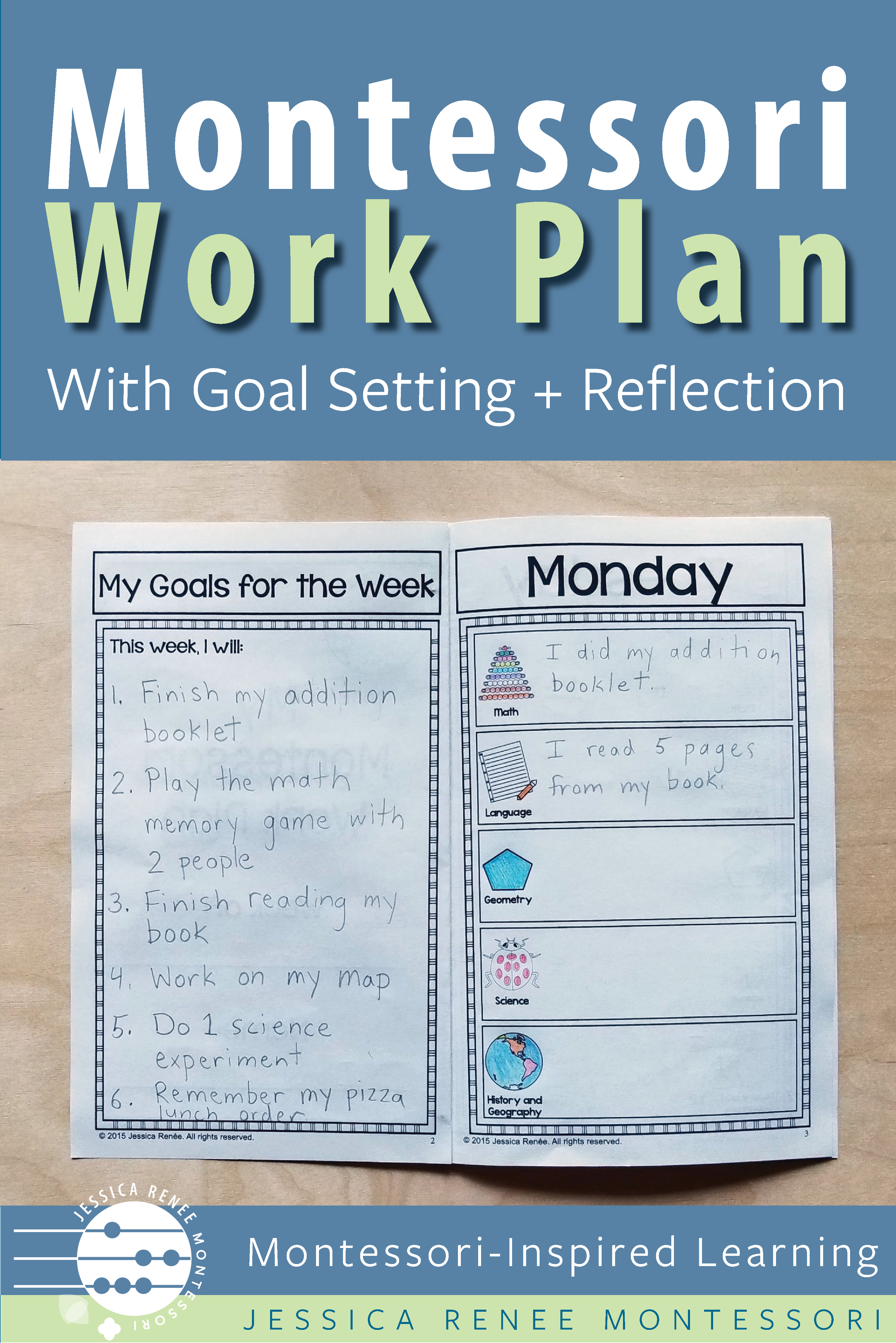 90 Printable Montessori Lesson Plan Template 6