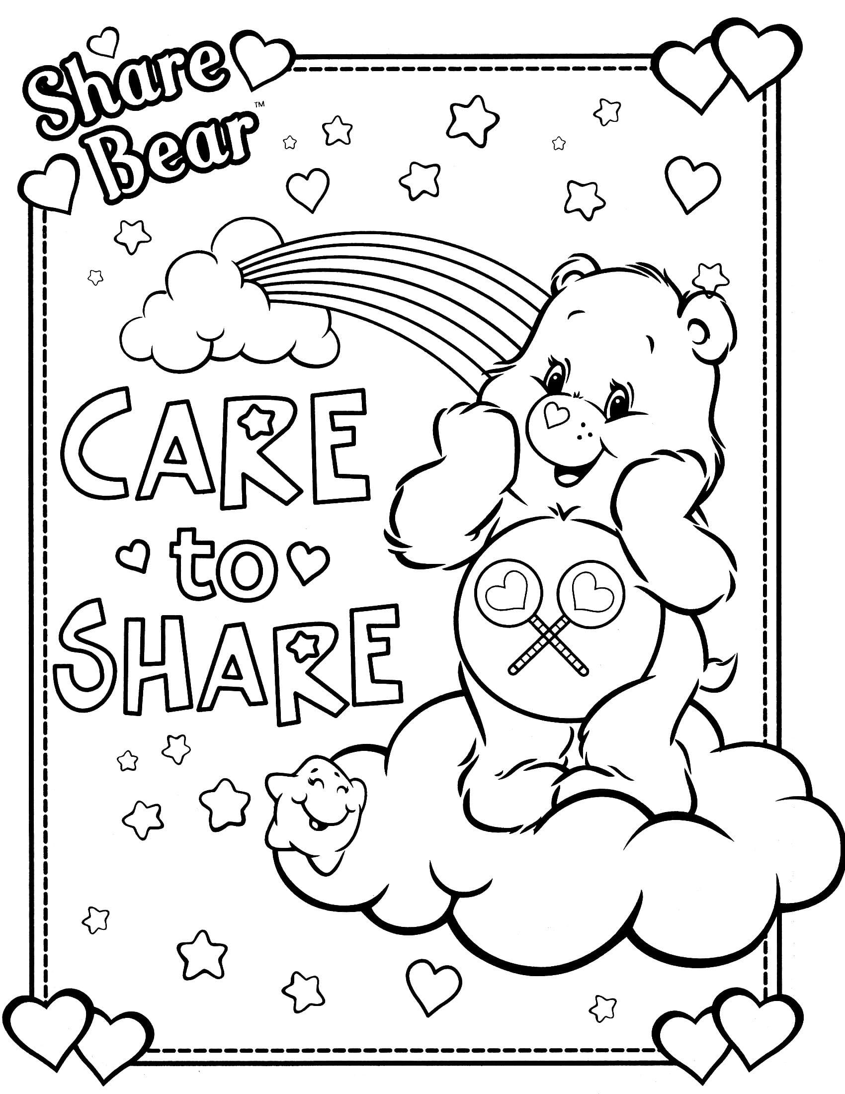 Save 60 Bear Printable Coloring Pages Ideas 14