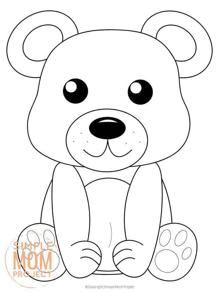 Save 60 Bear Printable Coloring Pages Ideas 19