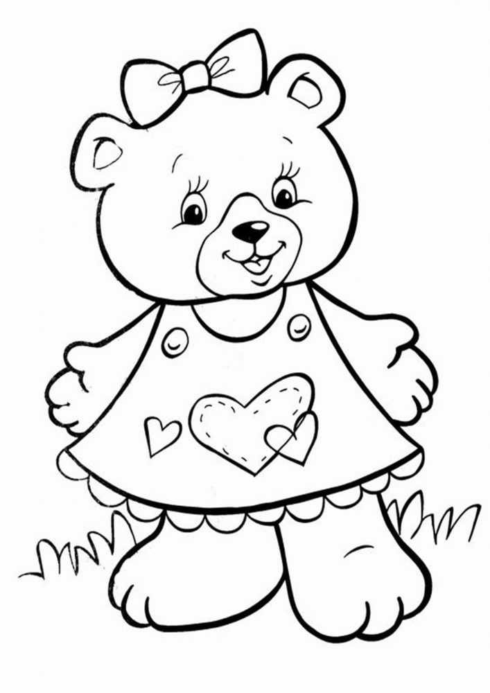 Save 60 Bear Printable Coloring Pages Ideas 29