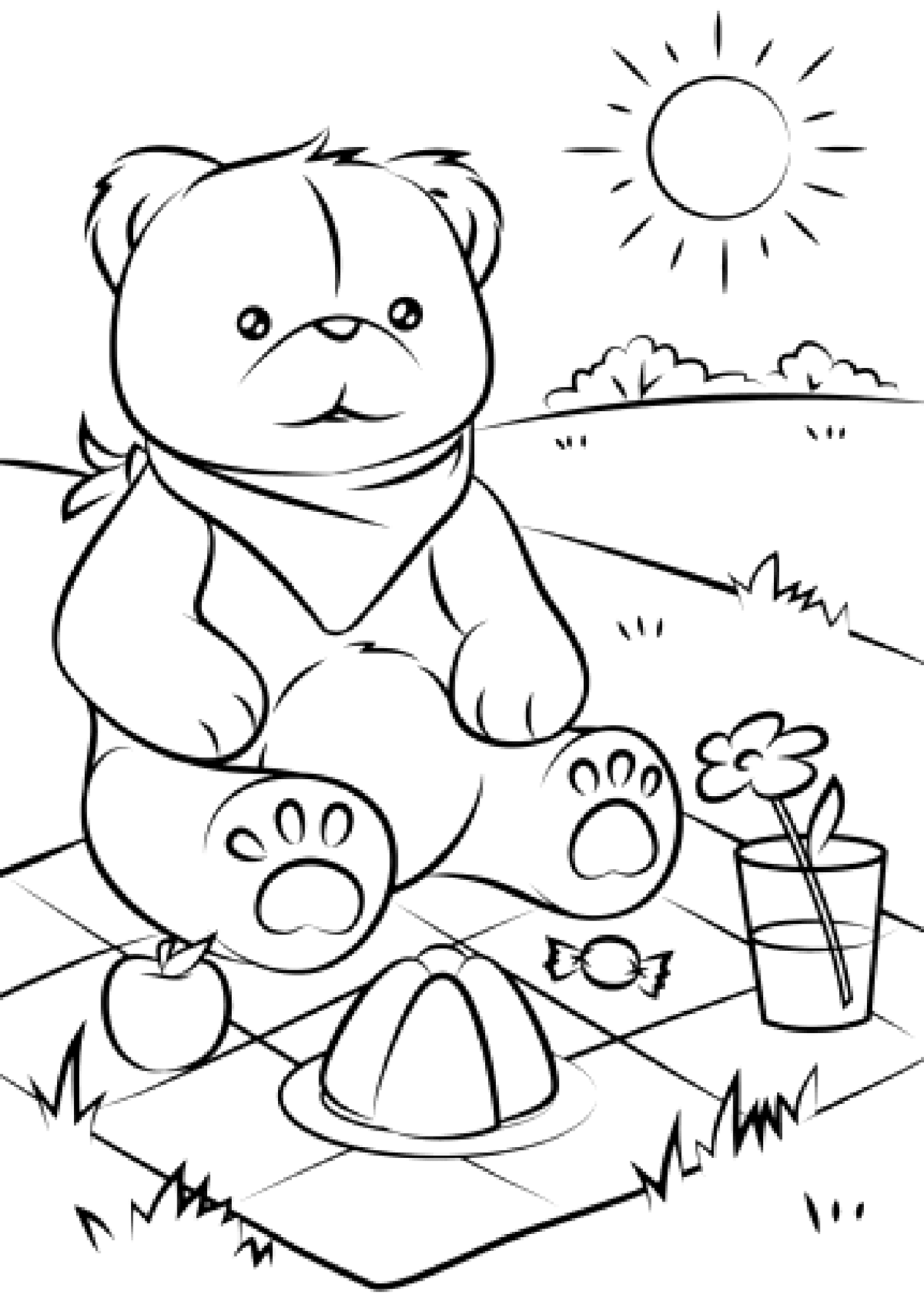 Save 60 Bear Printable Coloring Pages Ideas 9